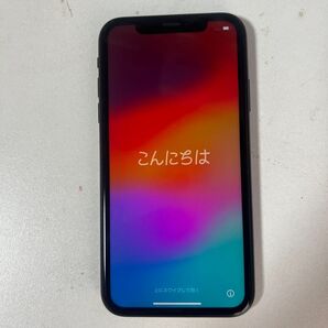 iPhone XR 本体 ブラック(美品) 64GB SIMフリー 動作確認済 値引不可