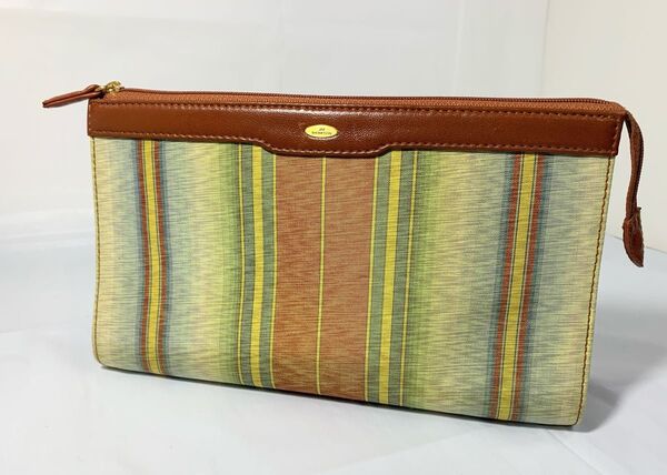 JIM THOMPSON ジム トンプソン タイシルク セカンドバッグ ポーチ 美品