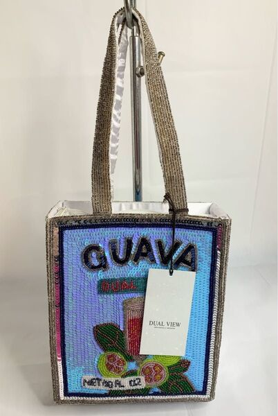 タグ付き dual view ビーズバッグ 未使用保管品 ハンドバッグ