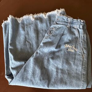 Blue Cross Girls デニムパンツ フレア デニム ジーンズ ワイド