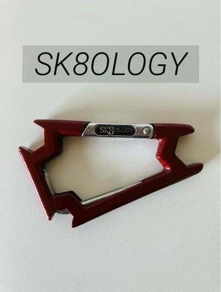 入手困難 SK8OLOGY レッドカラビナ レンチ付属六角レンチドライバー付き