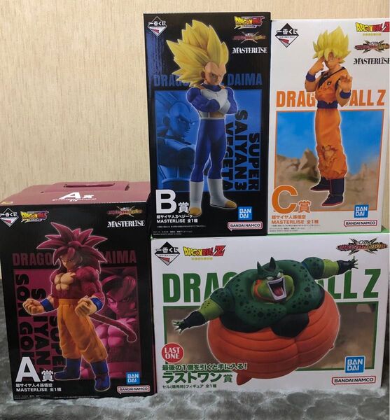 一番くじ ドラゴンボールVSオムニバスCROSS A、B、C、ラストワン賞セット フィギュア 下位賞フルコンプリート