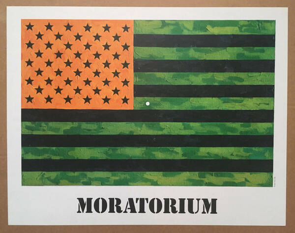 JASPER JOHNS ジャスパージョーンズ 絵画　レア　限定　希少 MORATORIUM モラトリアム