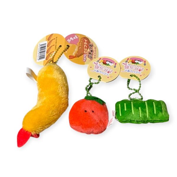 新品 お弁当 キーホルダー ぬいぐるみ マスコット エビフライ ストラップ アミューズメント 景品