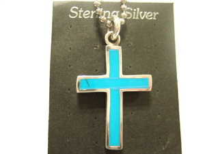  Yokohama newest SILVER925 silver pendant 10 character .✞ Blue Cross 5.4g postage 220 jpy ξgtξ ξ14s