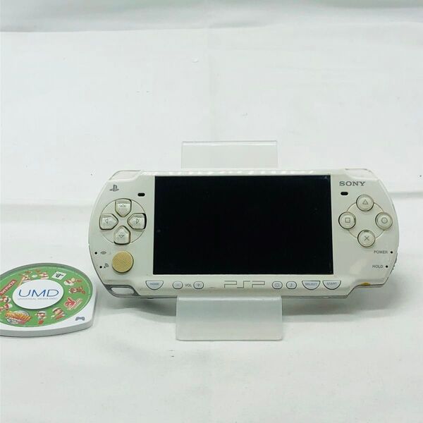 SONY PSP-2000 パール・ホワイト 本体 動作品 ソフト付き
