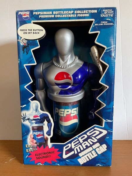 【即決 送料無料】PEPSI ペプシマン ボトルキャップコレクション フィギュア 未使用