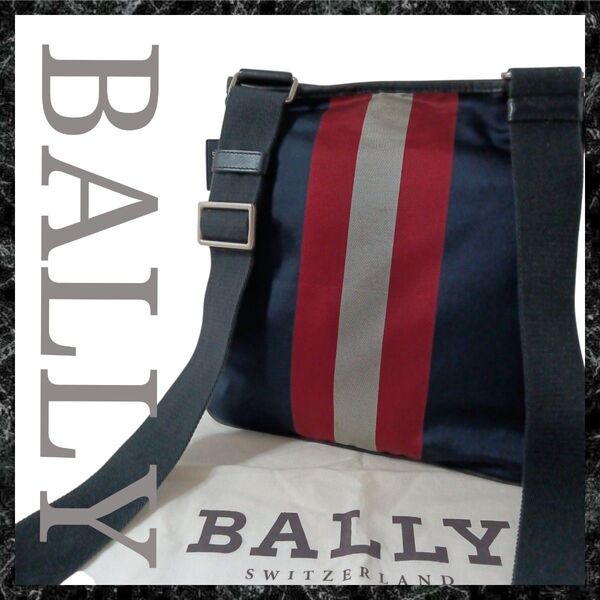 BALLY バリー バッグ メンズ レディース ブランド ショルダーバッグ 紺色 サコッシュ 斜め掛け クロスボディ