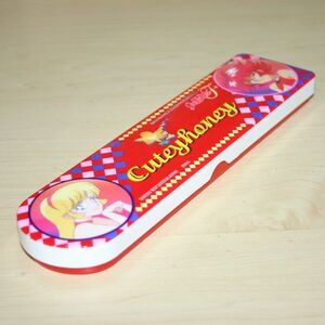 [ Cutie Honey f] writing brush box .... writing brush .... box pen case can pen can pen anime ... manga [ unused goods ]