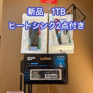 新品 シリコンパワー Silicon Power NVMe SSD A60 1TB ヒートシンク付き