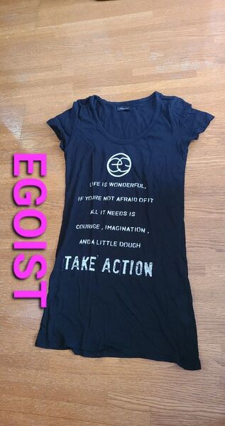 EGOIST ロゴTシャツ ミニワンピ 平成ギャル 00s y2k フェアリーグランジ 姉 Ageha egg 109