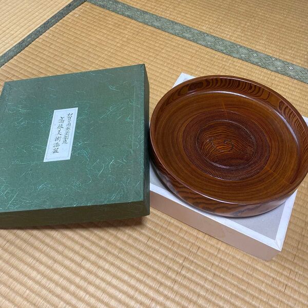 お盆 トレイ 創作木製 高級美術漆器 丸盆 茶道具 茶盆 木製 キッチン 台所