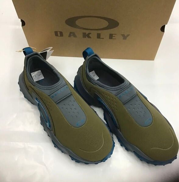 最高級OAKLEY EDGE ICON ゴルフシューズ FOF100539 ARMY GREEN 27.5cm 正規品 スニーカー