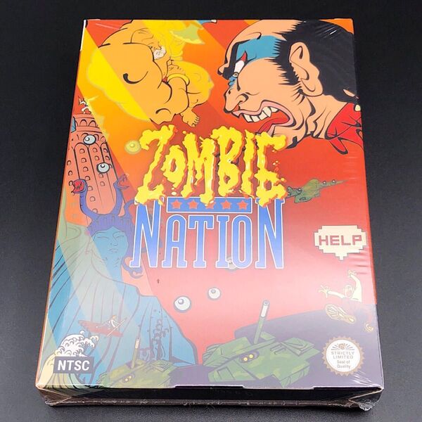 ◯ Zombie Nation ゾンビネーション 暴れん坊天狗 海外版 NES ファミコン