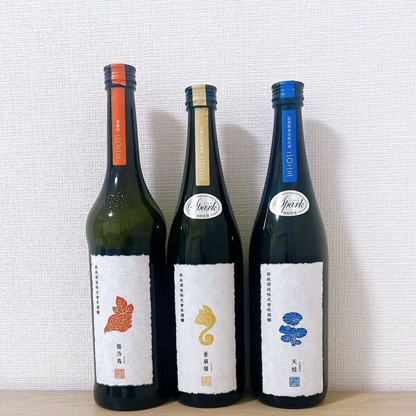 【空き瓶】新政酒造 陽乃鳥、亜麻猫、天蛙3本セット