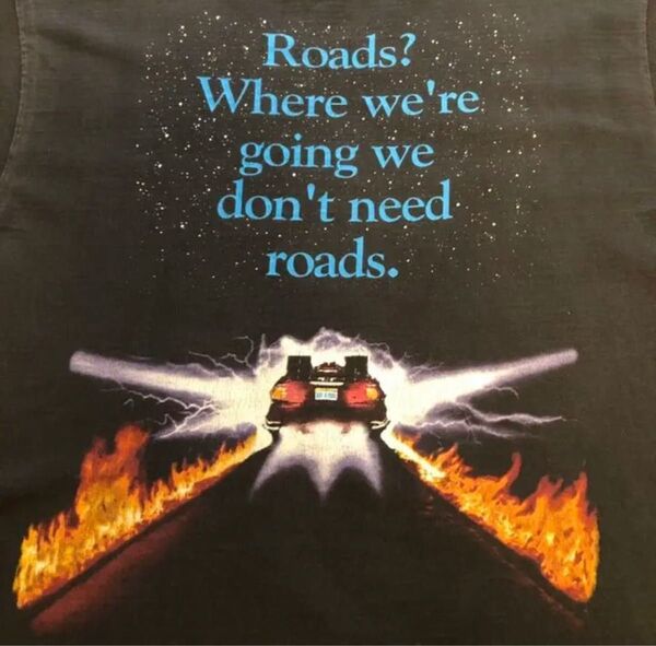 バック・トゥ・ザ・フューチャー Back to the Future TシャツL