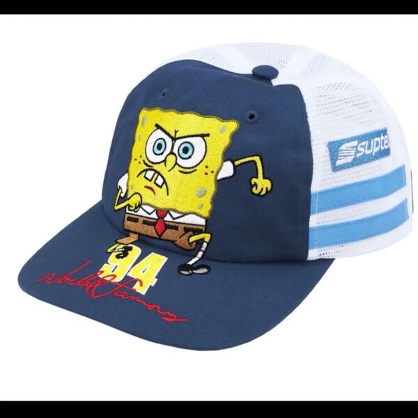 Supreme x SpongeBob Jeff Hamilton Mesh Back 6-Panel "White"