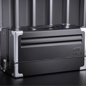 TONE 両開きツールケース ブラック 12.7専用トレー付き