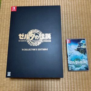 ゼルダの伝説 ティアーズ オブ ザ キングダム コレクターズエディション 特典は未開封、ソフトは中古