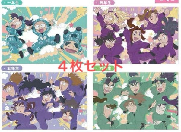 忍たま乱太郎 × NHKキャラクターショップ オリジナル ポストカード 忍たま 一年 四年 五年 六年 コンプリート セット 特典