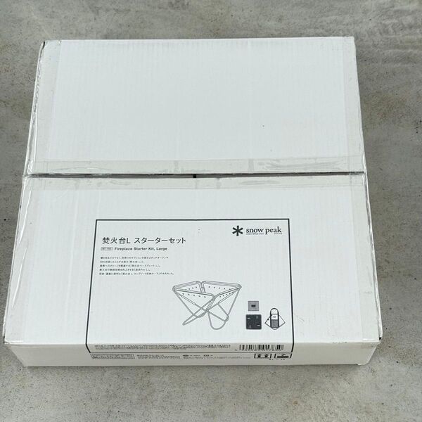 新品未使用 スノーピーク 焚火台Lスターターセット SET-112S snowpeak