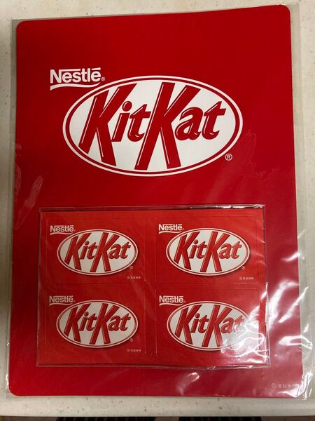 キットカット 非売品 ノベルティ 下敷き マグネット4枚セット
