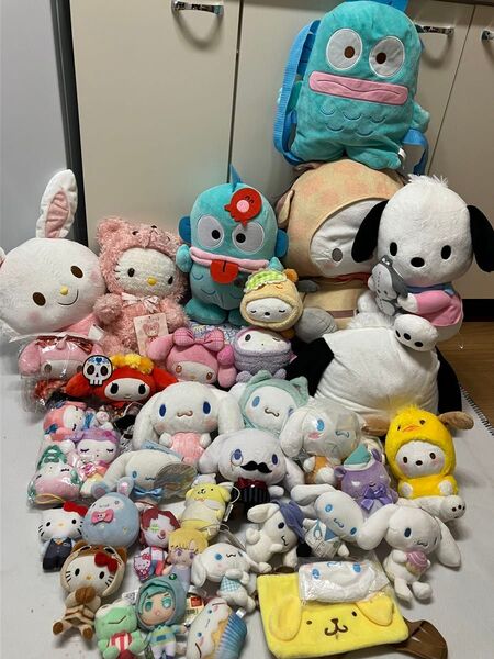ぬいぐるみ サンリオ グッズ シナモロール マイメロディポムポムプリン チョッパー マスコットまとめ売りセットかわいいコレクション
