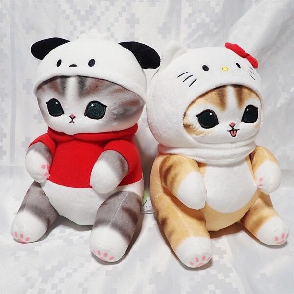 mofusand×サンリオキャラクターズ BIGぬいぐるみ ハローキティ ポチャッコ 2体セット