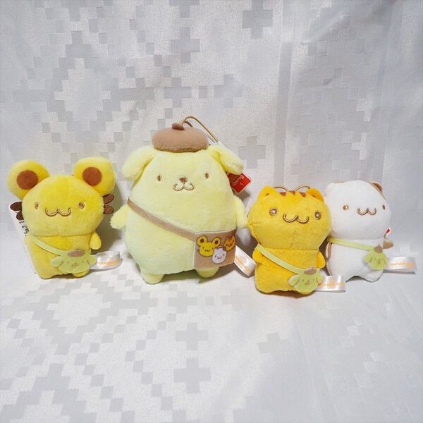 ポムポムプリン チームプリンみんなでお散歩でちゅ マスコット 4体セット④