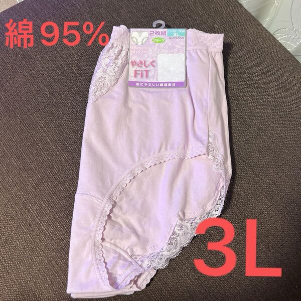 下着 ショーツ3L 2枚組