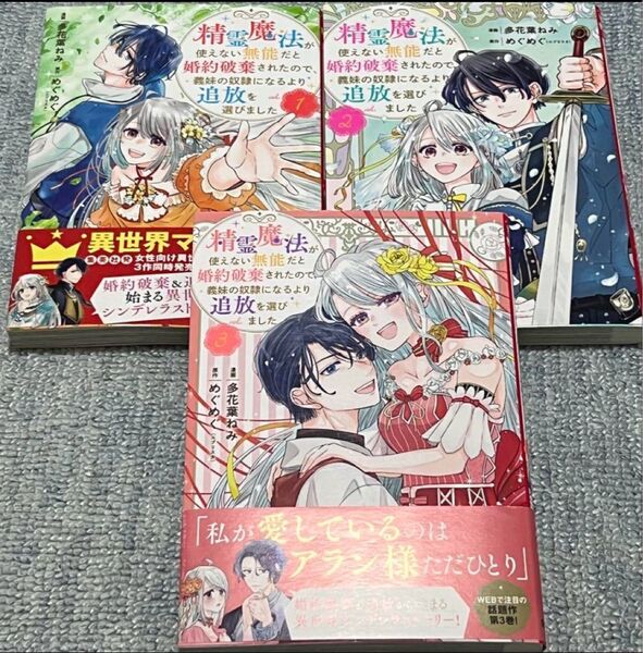精霊魔法が使えない無能だと婚約破棄されたので、義妹の奴隷になるより追放を選びました 1 2 3 多花葉ねみ めぐめぐ ①②③