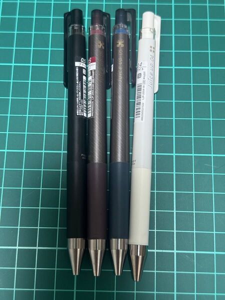 パイロット ジュースアップ 0.5mm クラシックグロッシー 赤青黒白4色セット PILOT 文房具 ボールペン
