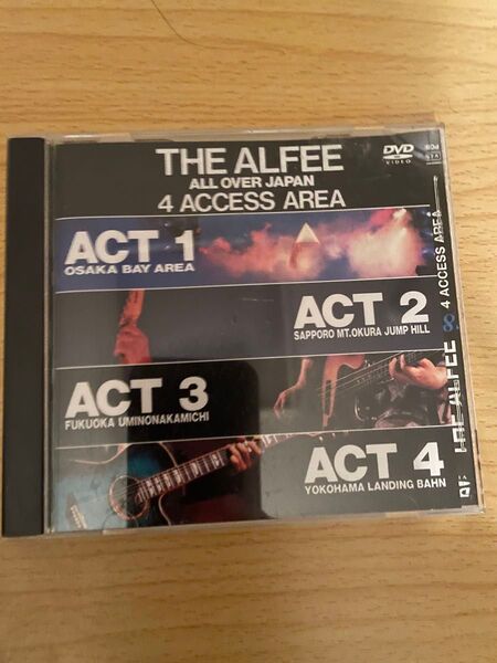 THE ALFEE 4 ACCESS AREA DVD 値下げしました!
