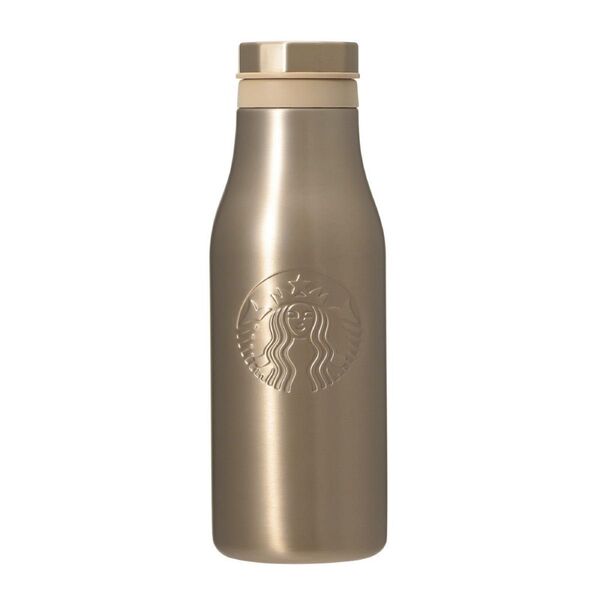 即購入可。ステンレスロゴボトルゴールド473ml スターバックス