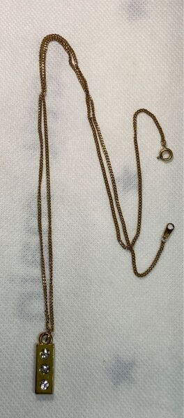 ゴールドデザインネックレス ヴィンテージ 遺品整理 約 62cm