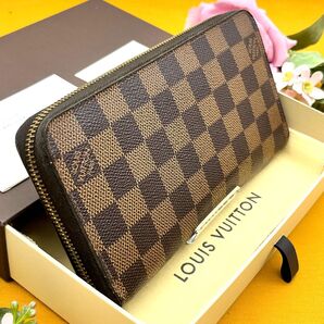 人気!ルイヴィトン ダミエ ジッピーウォレット 長財布