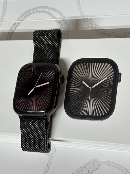 極美品Apple Watch 10 スレートチタニウム 42mm ミラネーゼ アップルウォッチ