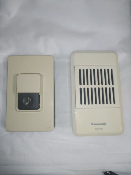 Panasonic パナソニック インターホン チャイム EC710K ベージュEG331セット