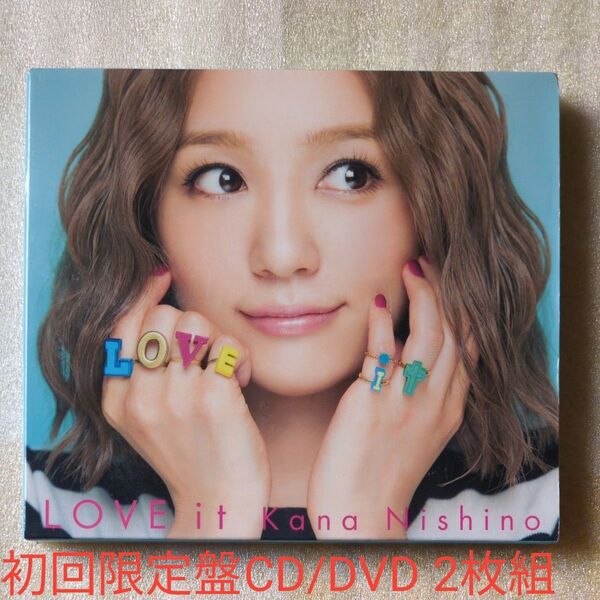 初回生産限定盤 (取) 西野カナ CD+DVD/LOVE it 17/11/15発売 オリコン加盟店