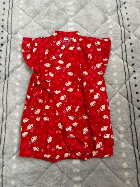 新品 未使用 70 浴衣 甚平 ベビー キッズ 女の子