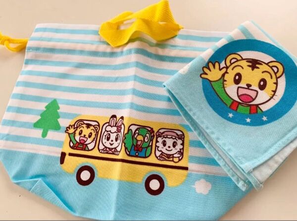 【2点セット】ベネッセ こどもちゃれんじ しまじろう お弁当袋・ランチクロス