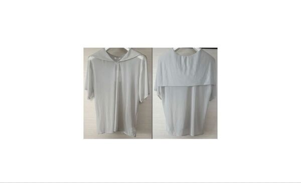 ムルーア セーラーカラーチュールトップ プルオーバー ブラウス Tシャツ