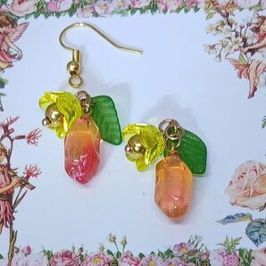 【502】 ハンドメイド ピアスイヤリング