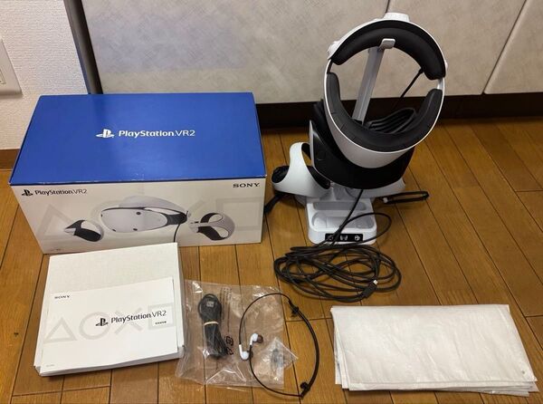 PlayStation VR2 本体と付属品