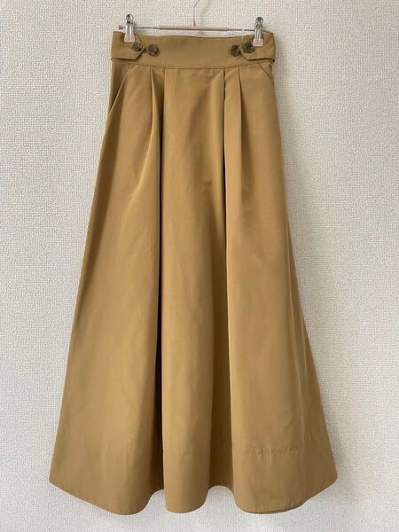 新品タグ付き 田中亜希子コラボ 神戸レタス KOBELETTCE タックボリュームスカート UVカット フィットアンドフレア M