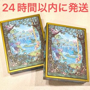 新品未開封☆東京ディズニーシー限定 アソーテッド・クッキー 缶 ファンタジースプリングス 2個セット