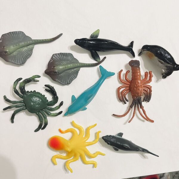 海の生き物フィギュア 9つセット