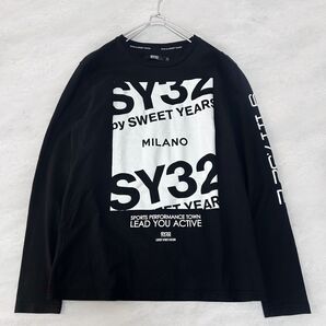 SY32 bySWEETYEARS XLサイズ 長袖カットソー ブラック