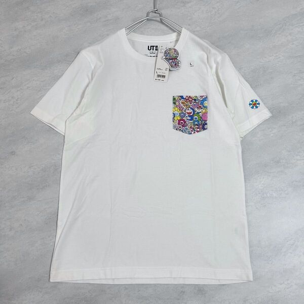 【タグ付き】UT ドラえもん×村上隆 2017 半袖TシャツL ユニセックス