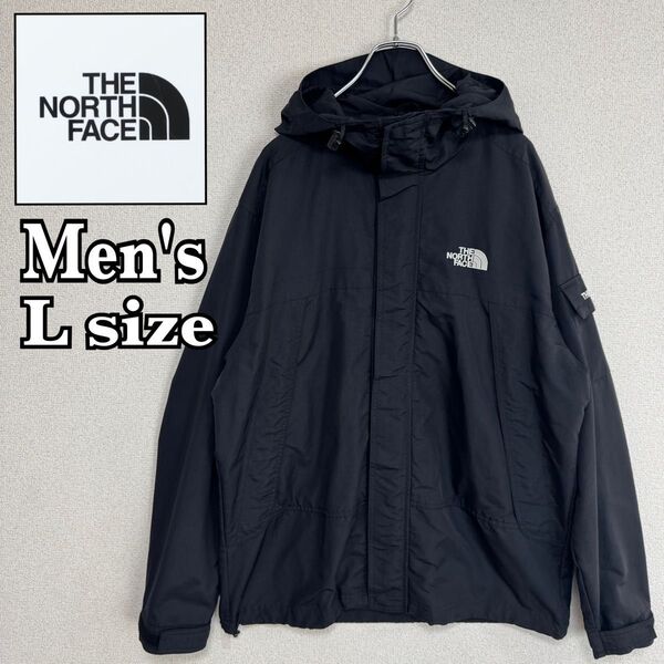THE NORTH FACE ノースフェイス ナイロンジャケット マウンテンパーカー 海外限定 ブラック 黒 メンズ Lサイズ